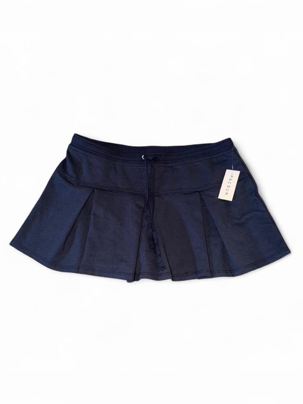 PacSun Navy Casual Skirt with Drawstring Tag